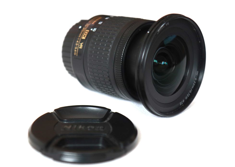 Lente Nikon AF-P 10-20mm objetiva em excelentes condições