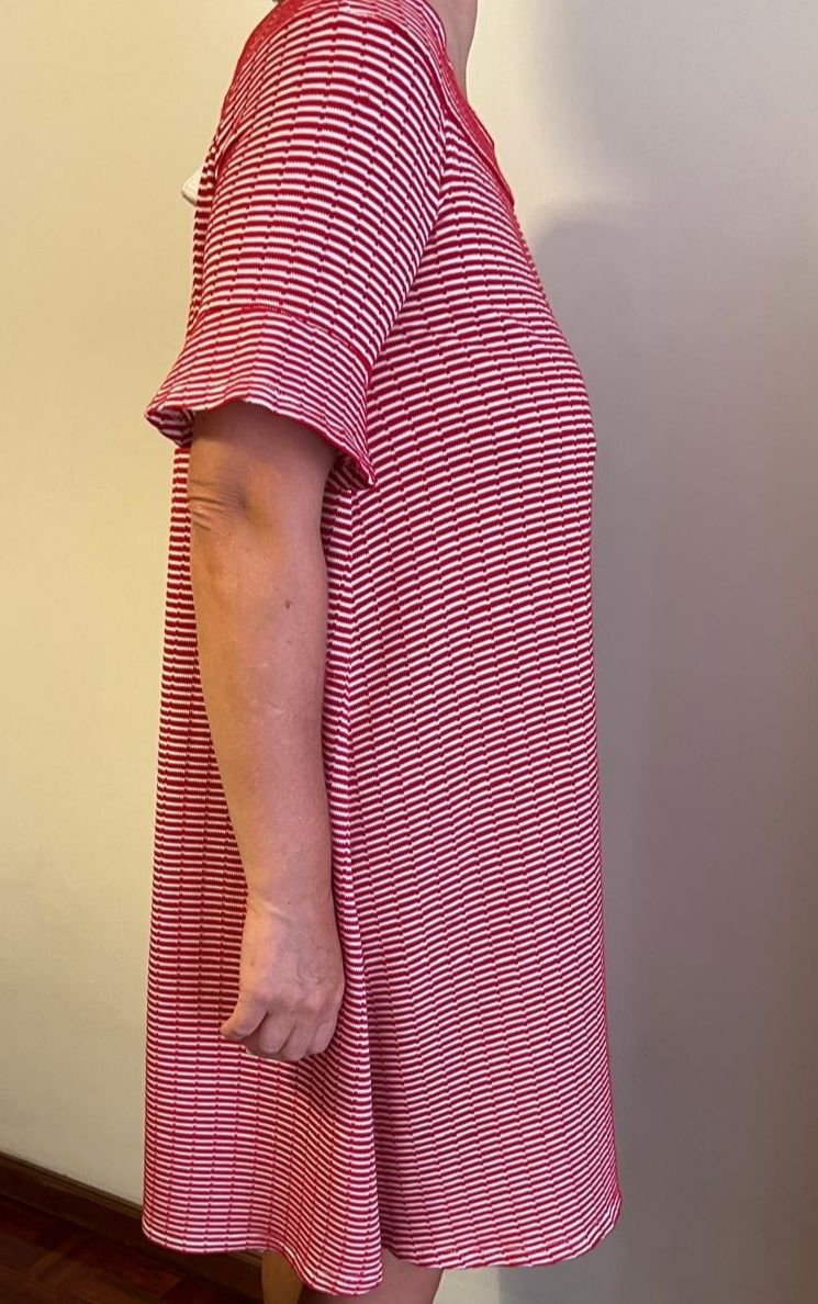 Vestido midi vermelho