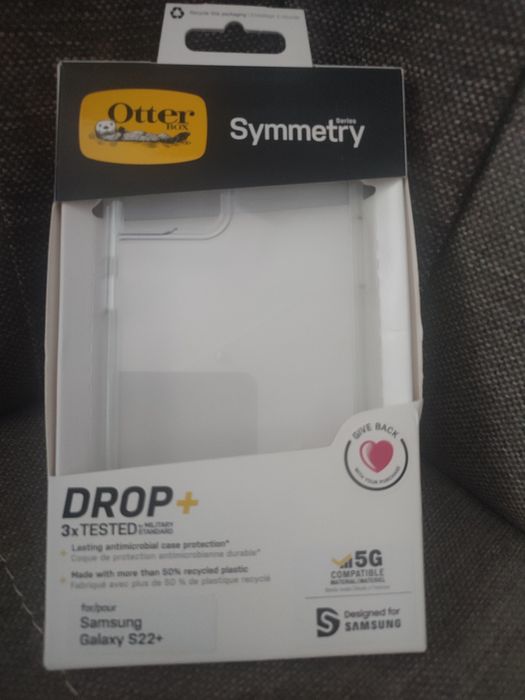 Otterbox Symmetry etui do Samsung S22+ PLUS 5G etui pancerne bezbarwne