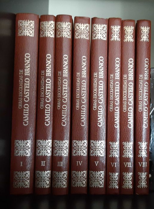 OBRAS ESCOLHIDAS DE CAMILO CASTELO BRANCO - 8 vol.