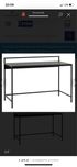 Biurko/ stolik czarny 60x120