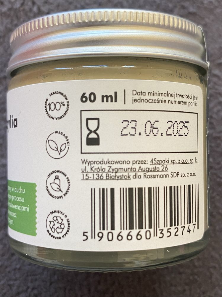 Manufaktura Piękna dezodorant w kremie grejpfrut i bazylia 60 ml