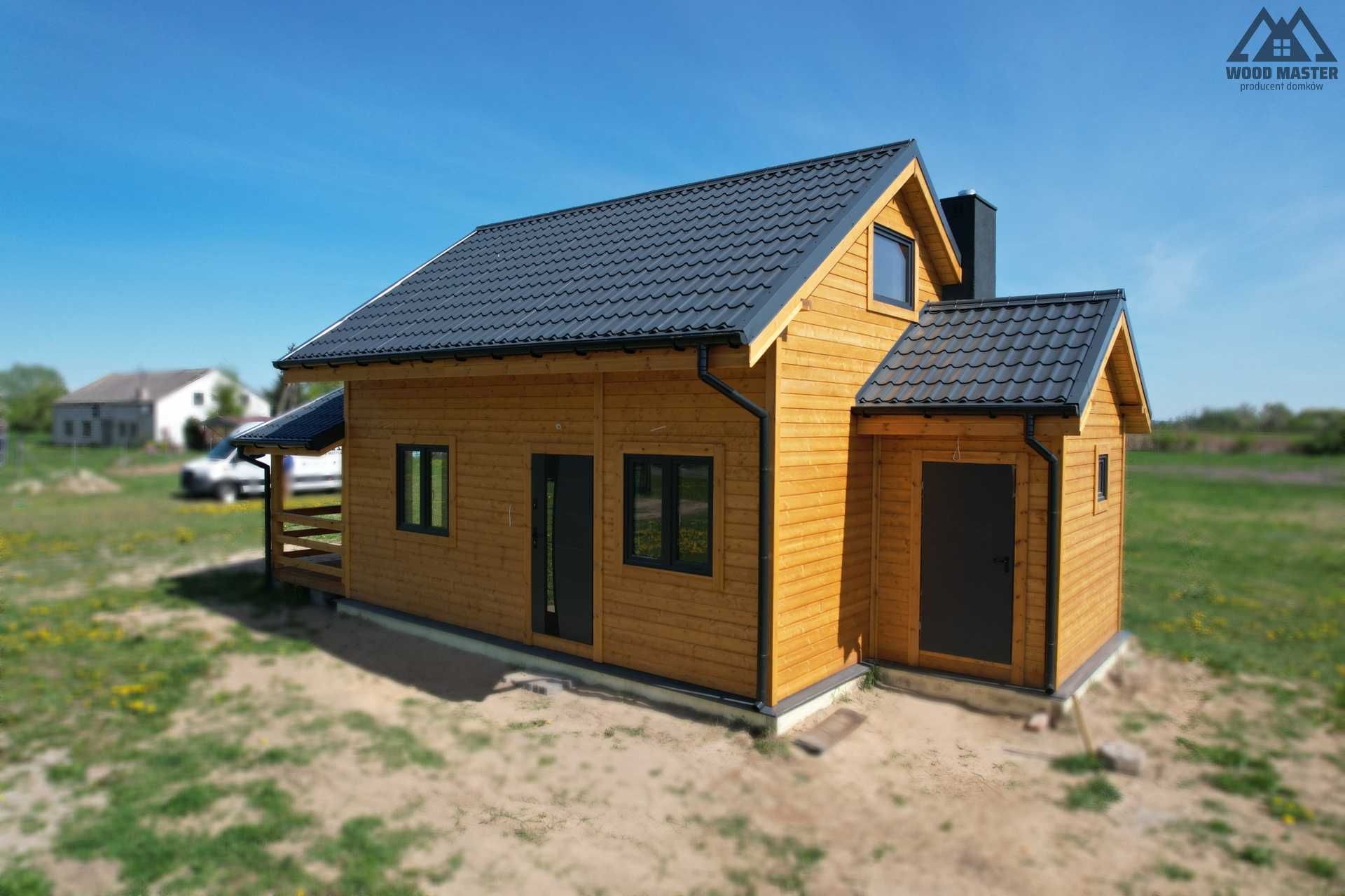 Domek Całoroczny 35m2+10m2 taras + kotłownia