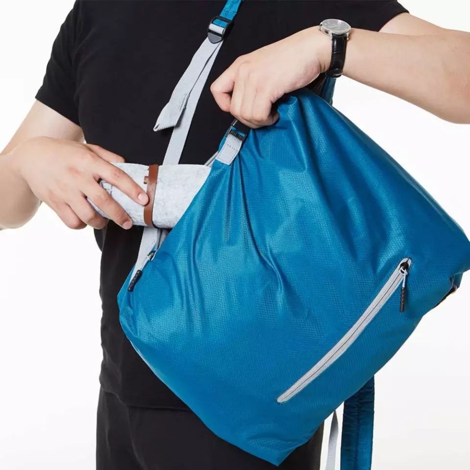 NOVA! Xiaomi 90fun Dobrável Mochila de Nylon 20L Azul