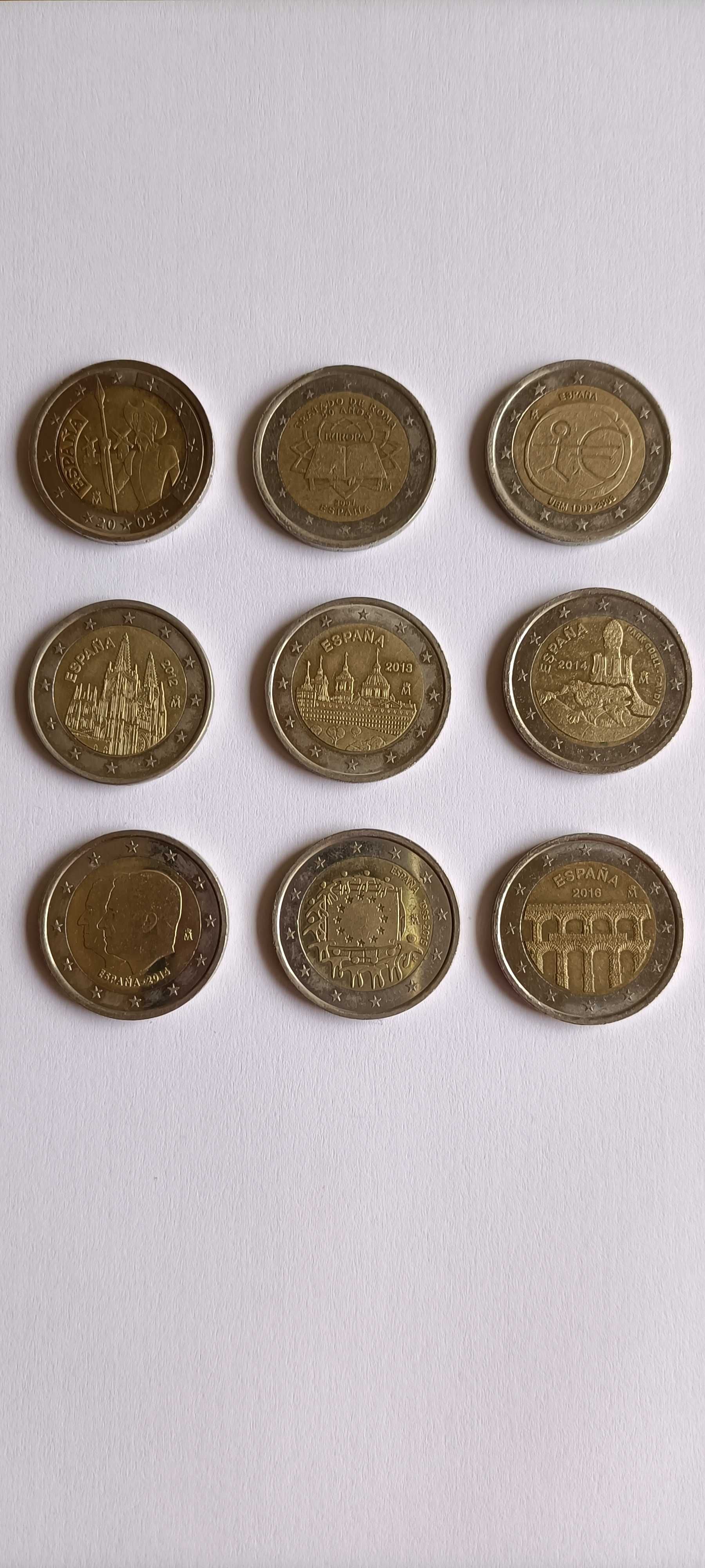 Moedas 2 euros comemorativas