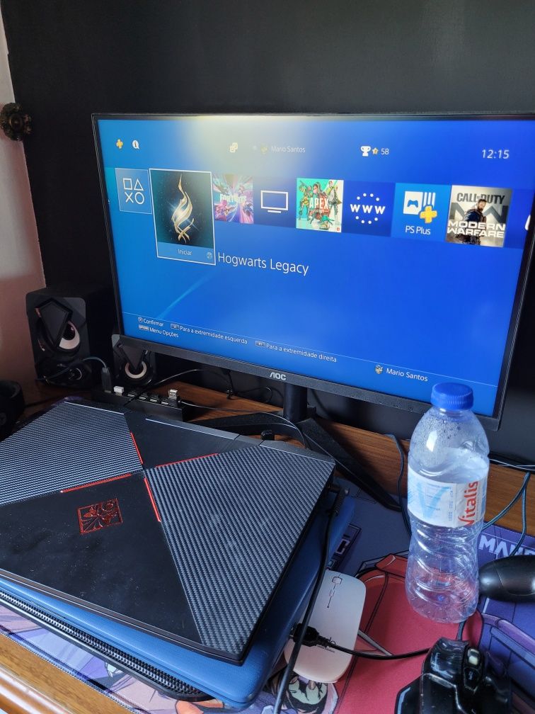 PS4 - 500Gb + Nfs Heat + Hogwarts Legacy