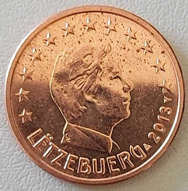 5 Cêntimos de 2013  do Luxemburgo. Henri