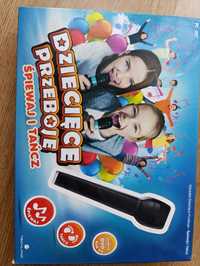 Karaoke dziecięce przeboje śpiewaj i tańcz DVD +MIKROFON