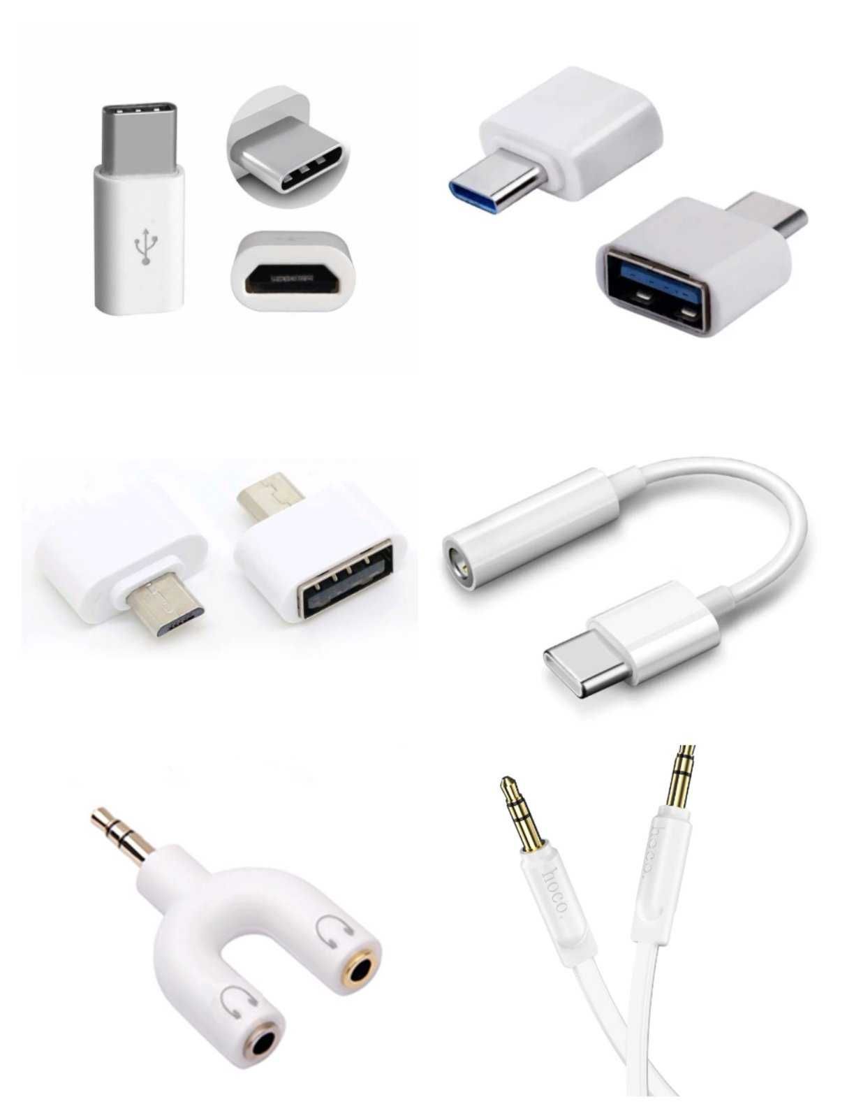 Перехідник USB-Type-C - OTG, USB Micro USB - OTG, Aux, Jack 3.5