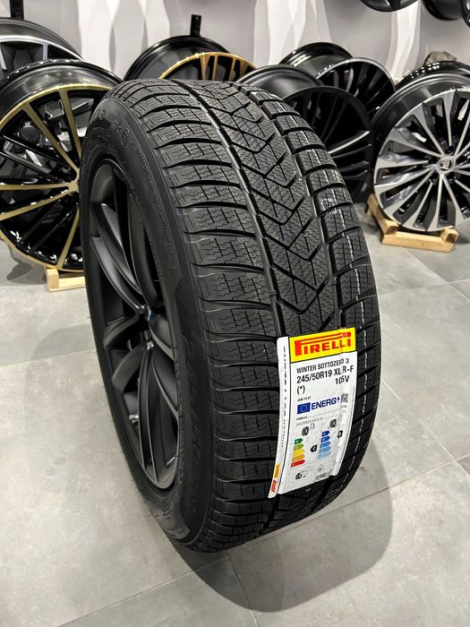Oryginalne koła zimowe BMW 19 5x112 G01 G45 X3 G02 X4 Pirelli 245/50