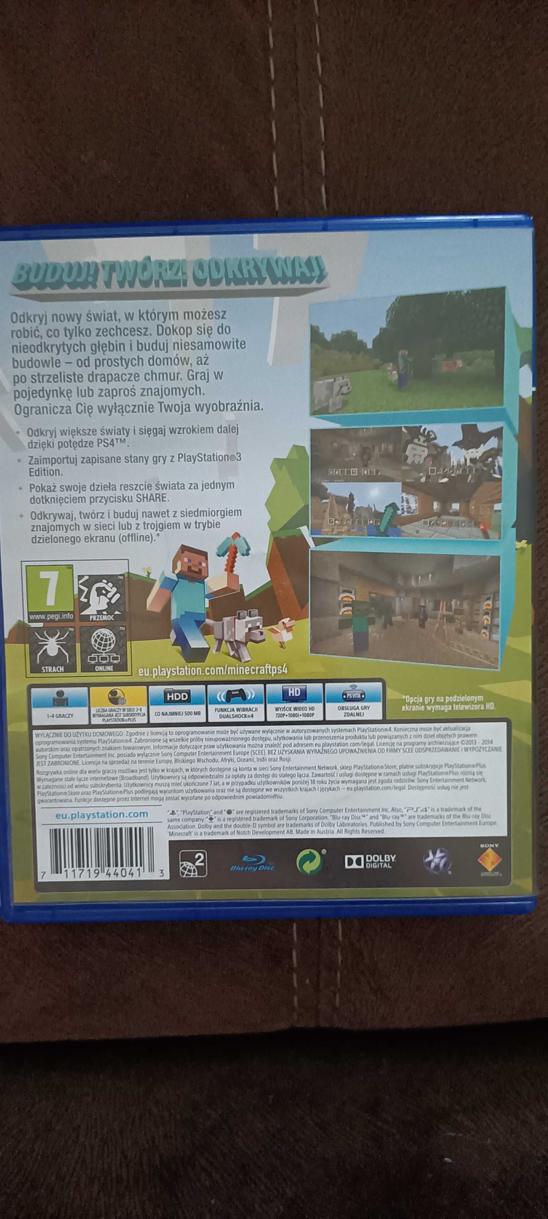 Minecraft PlayStation4 Edition PS4