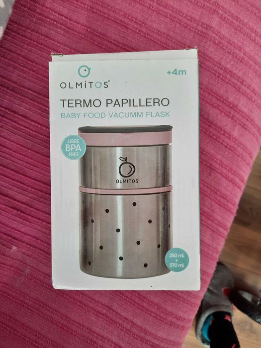 Termo de alimentos sólidos bebe