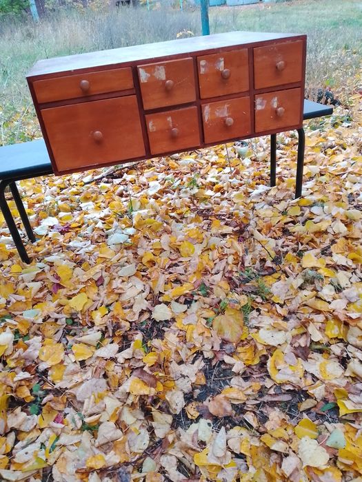 Продам винтажный картотечный шкаф .