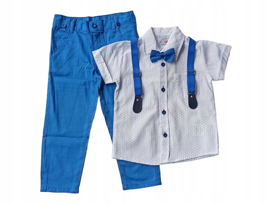 ELEGANCKI KOMPLET WIZYTOWY Garnitur dla chłopca  nowy86