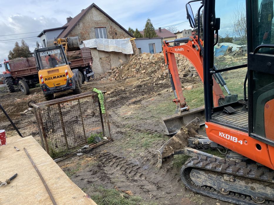 Kucie betonu wyburzenia uslugi minikoparka wiercenie studni slupy