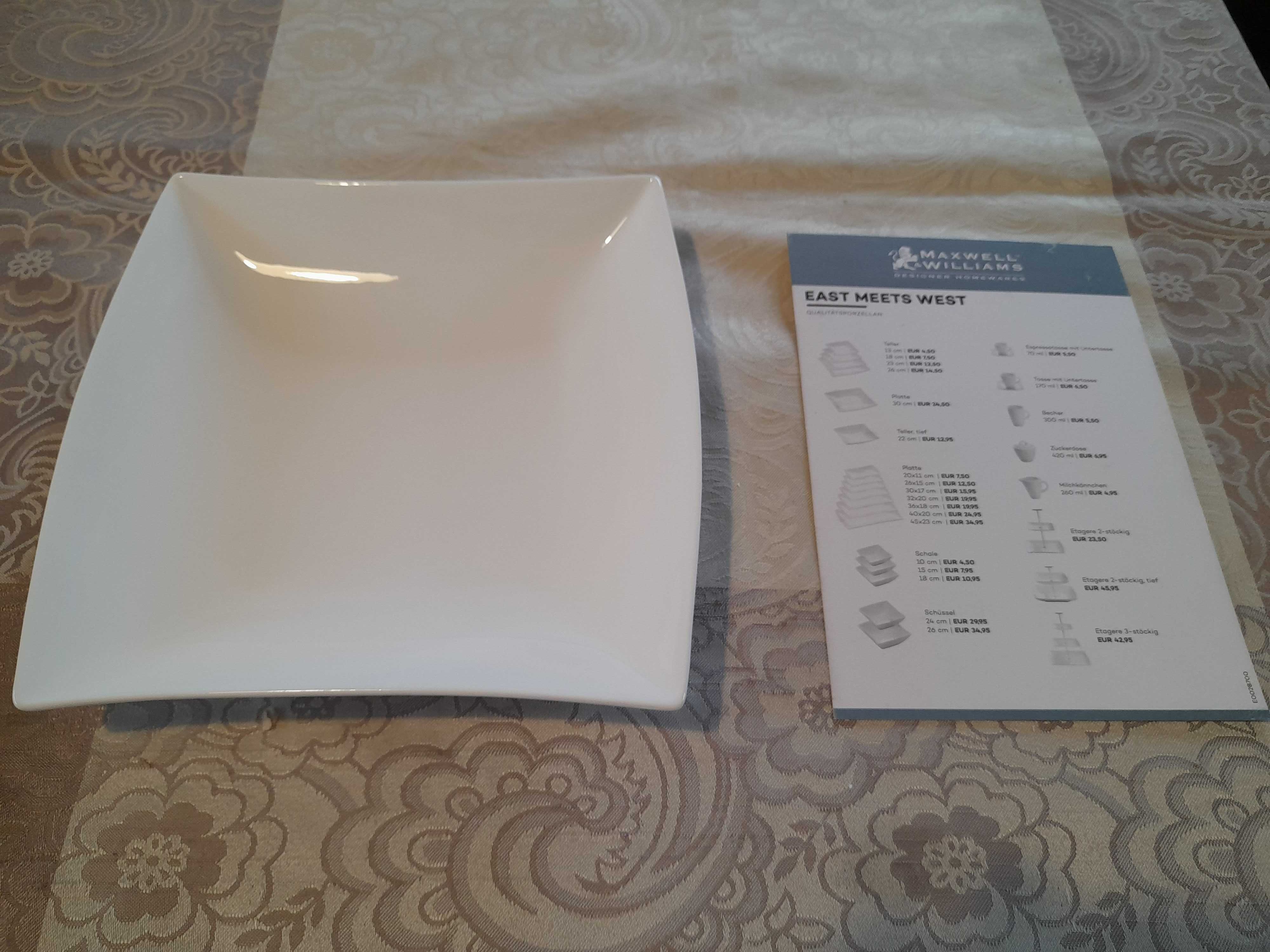 Maxwell Williams white basics east meets west talerz do zupy 20,5cm