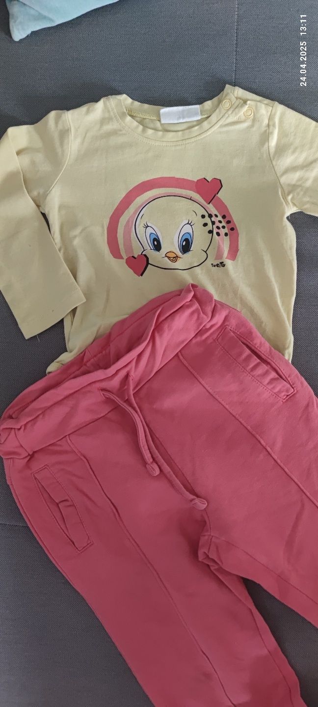 Body Tweety i spodenki - r. 86 - Cocodrillo