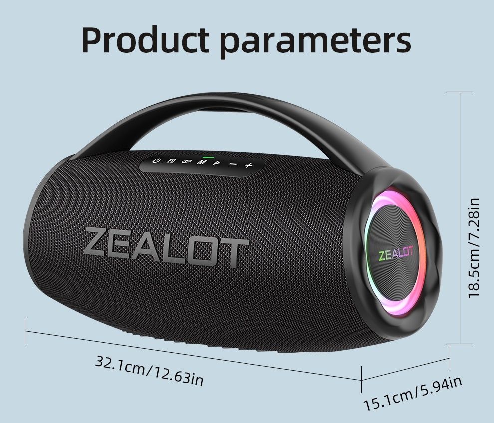 Блютуз колонка ZEALOT S97, 80Вт.