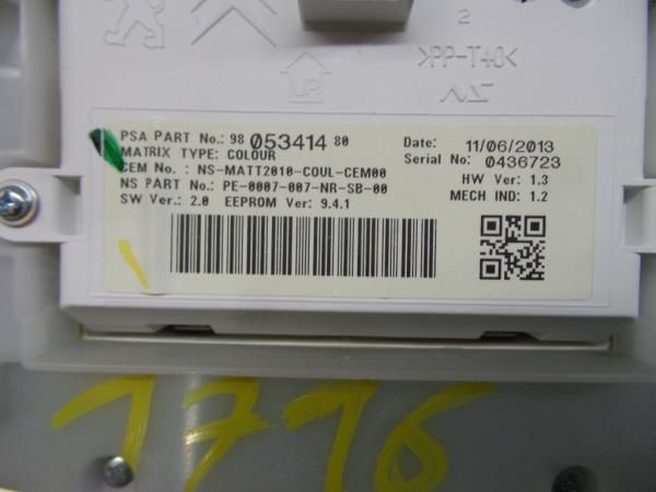 Quadrante / painel de instrumentos PEUGEOT 208