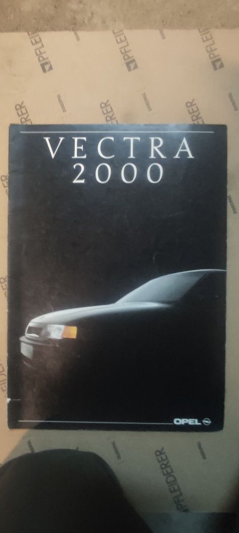 Prospekt opel Vectra 2000