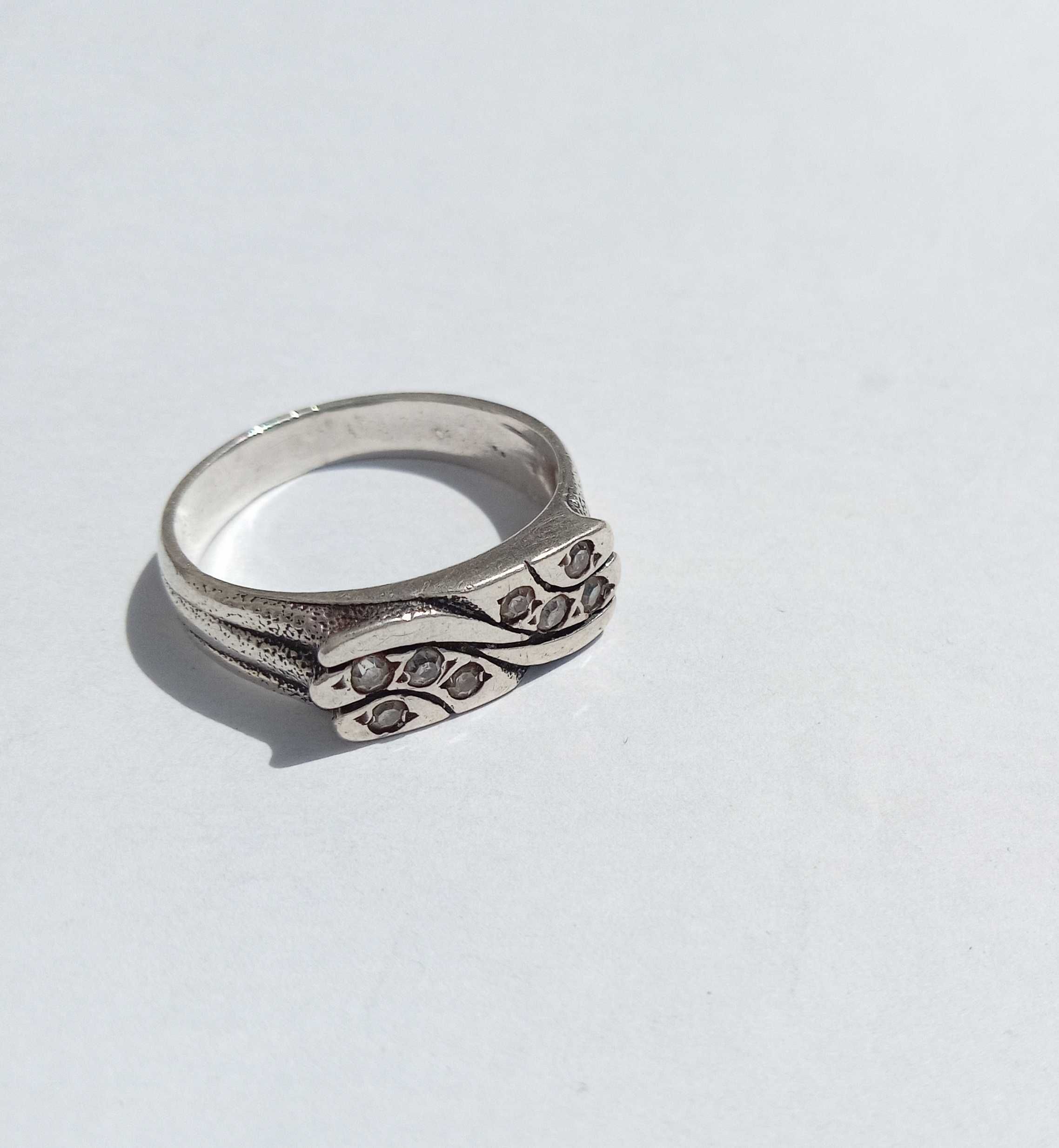 Кольцо перстень серебро 925 проба, Размер 19