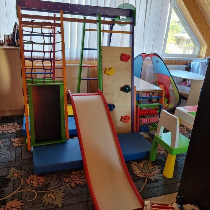 Детский спортивный комплекс для дома SportBaby Акварелька Plus 1-4