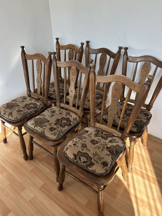 Krzesła debowe stylowe antyk