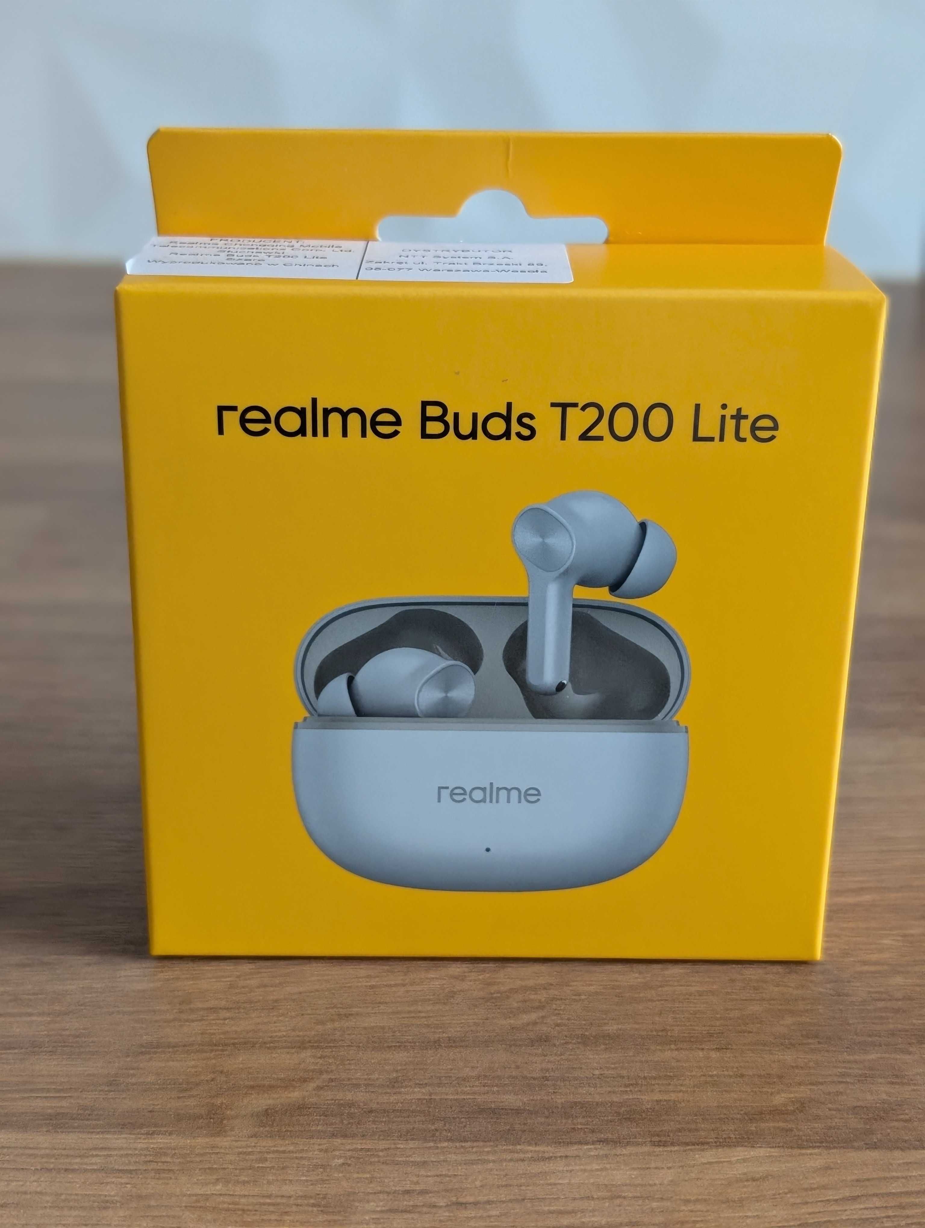 realme Buds T200 Lite szare