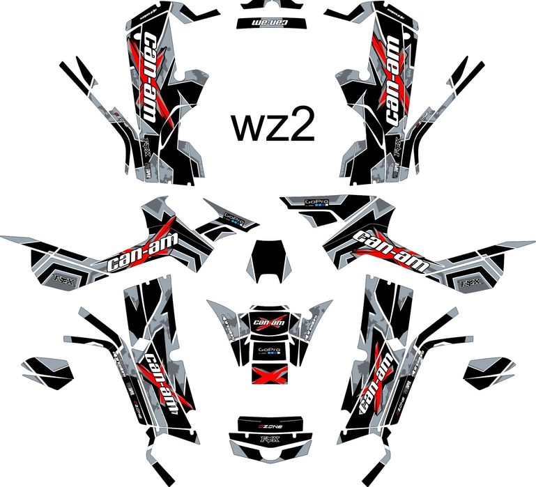 Naklejki Can-am outlnder 2006 - 2012 G1 max okleina
Can am Outlander G
