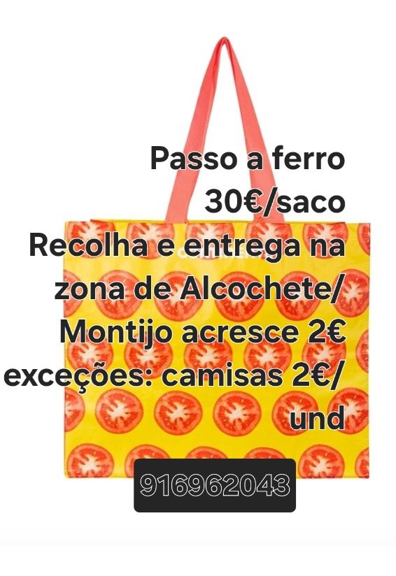 Passo a sua roupa a ferro