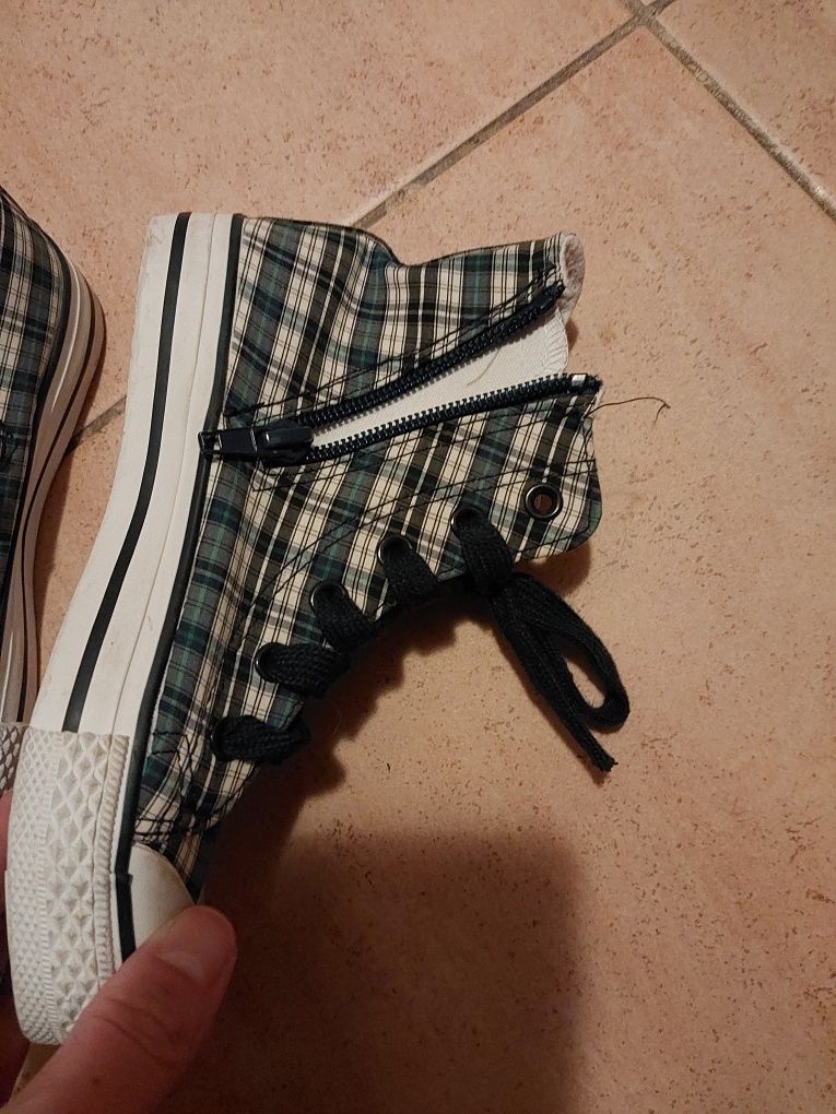 Trampki wysokie rozm 28 wkładka 18 cm