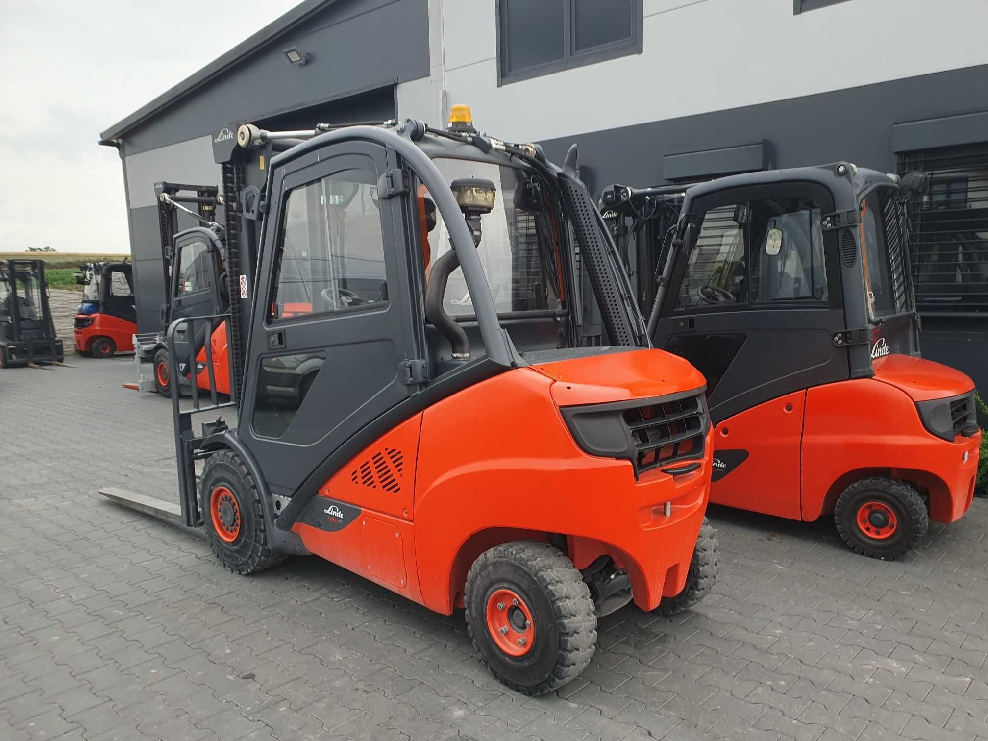 Wózek widlak LINDE H35D 3.5T 19r Diesel Kabina Ogrzewanie H30 H40 H45