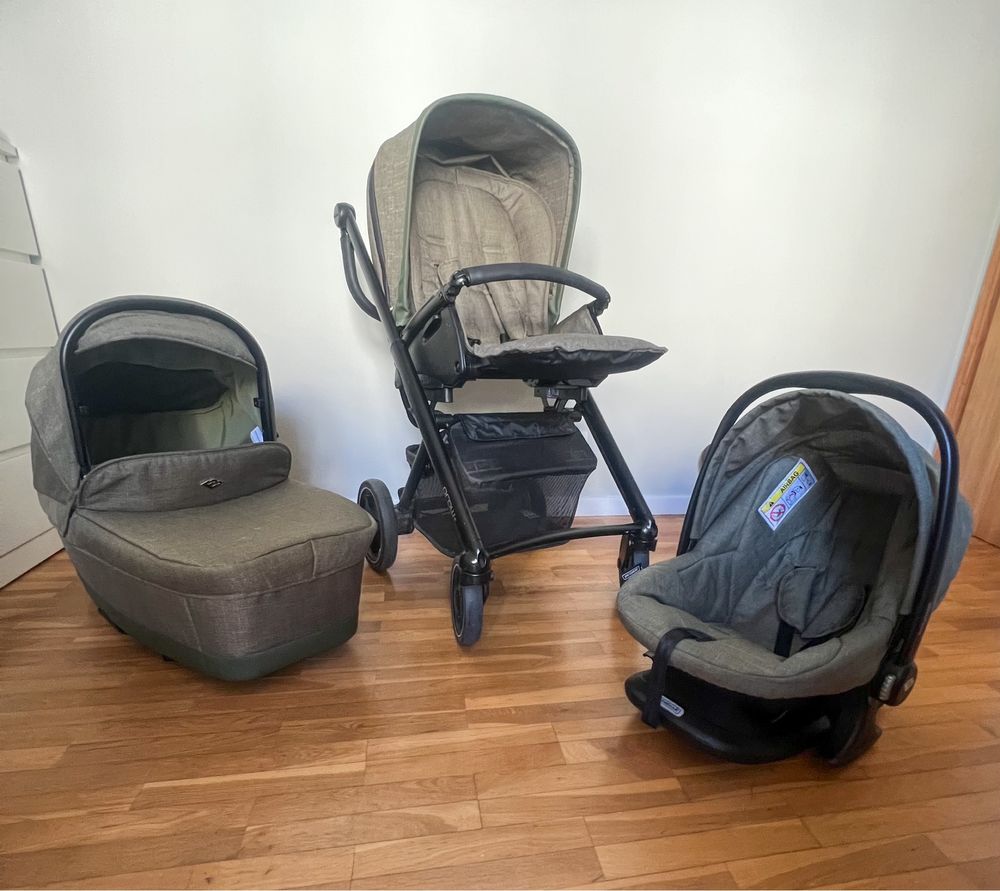 Trio Bebecar Prow + Verde c/ isofix