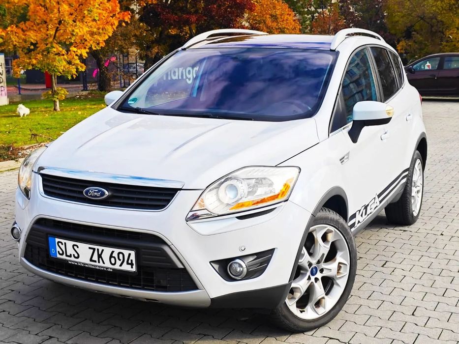 Ford Kuga Biała perła-navi-xenon-panorama-skora full opcja !