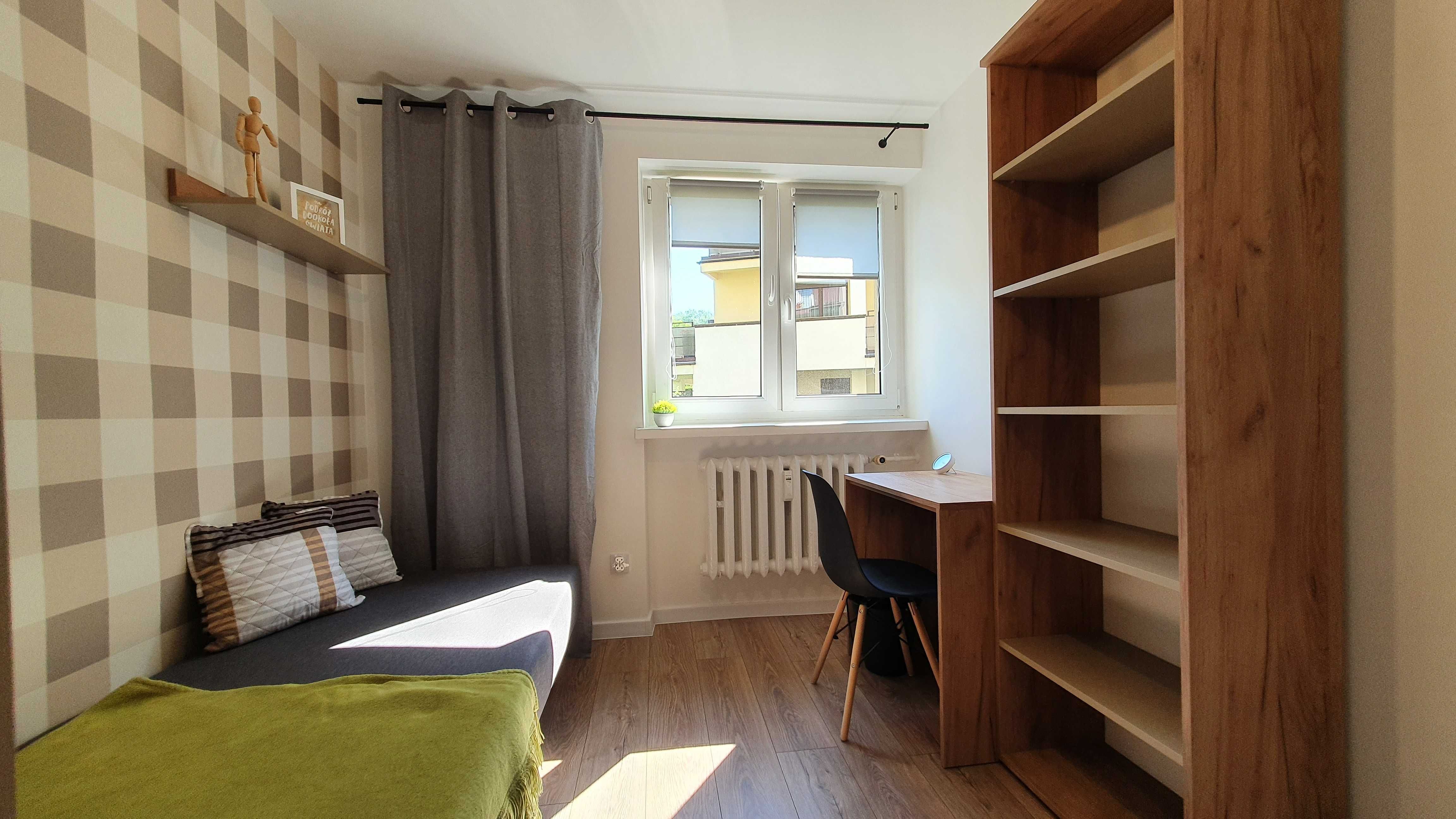 Pokój jednoosobowy, od 01.09, balkon, os Złote Łany, wysoki standard
