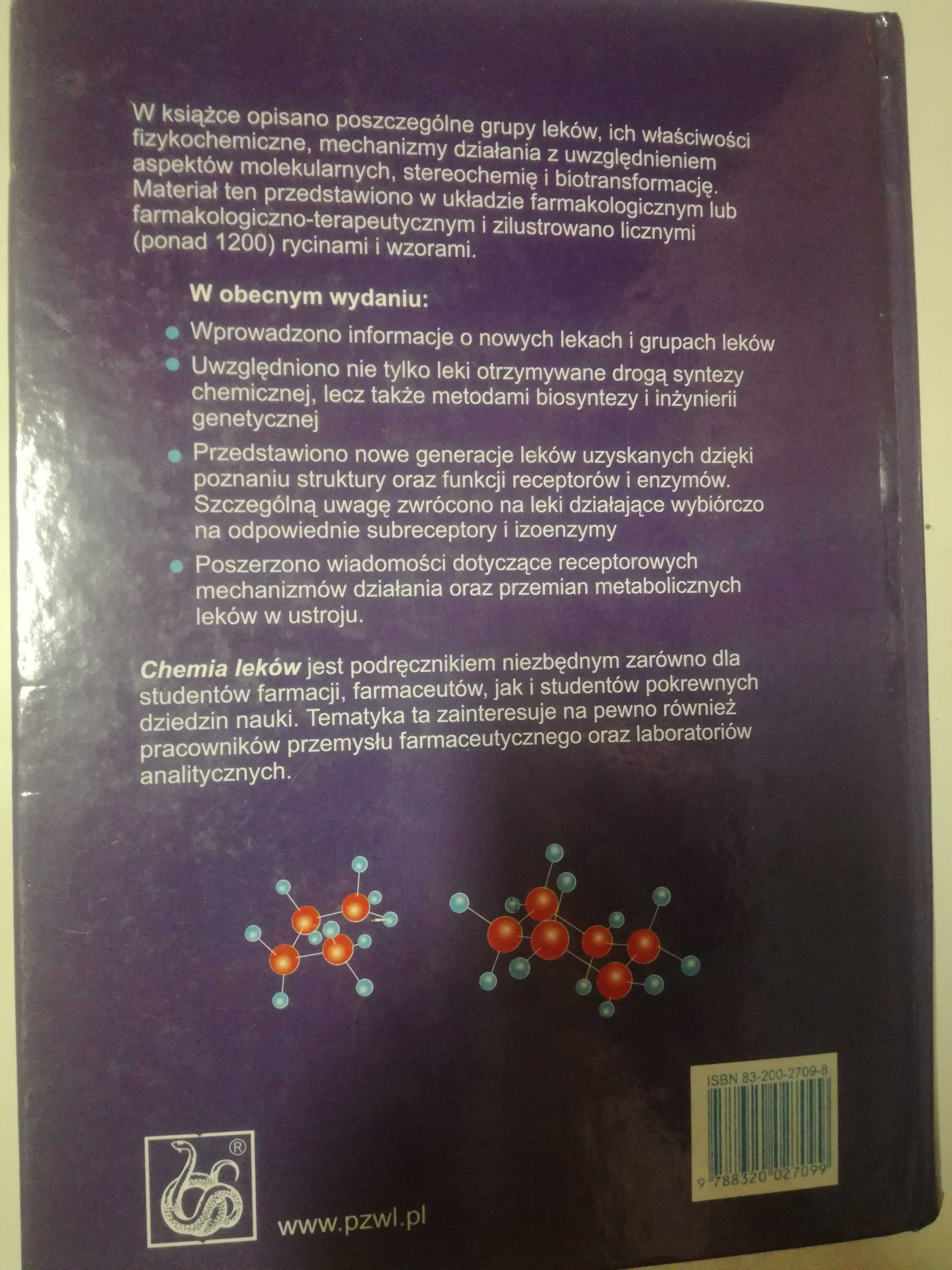 Chemia Leków pod redakcją Alfreda Zejca i Marii Gorczycy