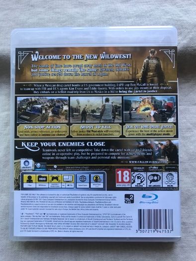 Jogo PS3 - "Call of Juarez: The Cartel"