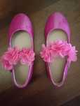 Sapato cerimónia Rosa tam 33 novos