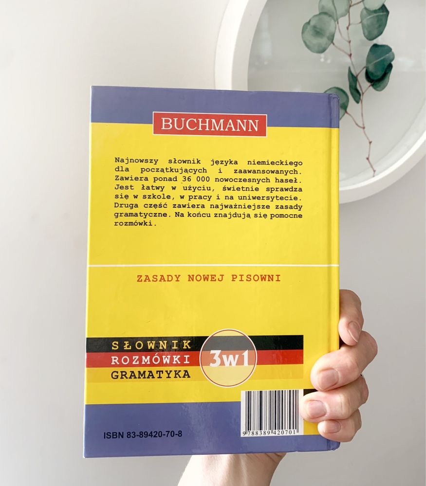 Słownik niemiecko polski i polsko niemiecki, wydawnictwo Buchmann