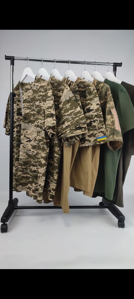 Мужские футболки военные / чоловічі футболки військові
