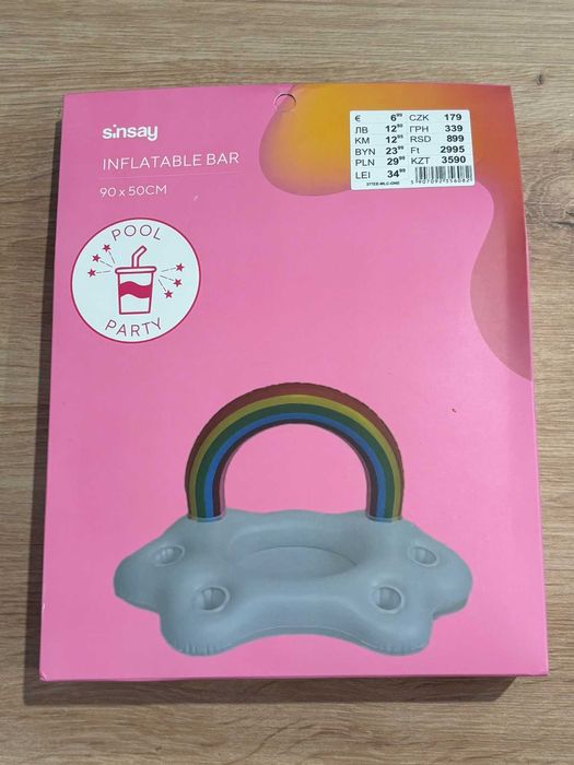 Dmuchany barek do basenu