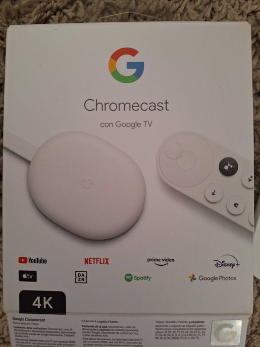 Box Chromecast com Google TV