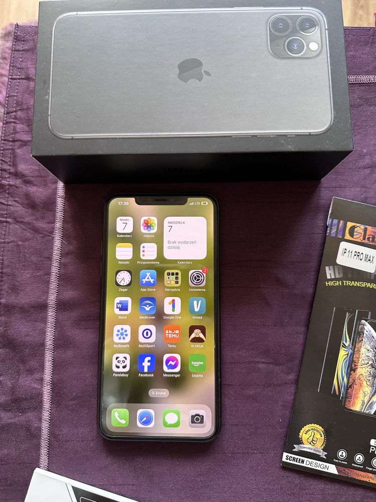 Iphone 11 Pro Max Space Gray, Nowa Bateria