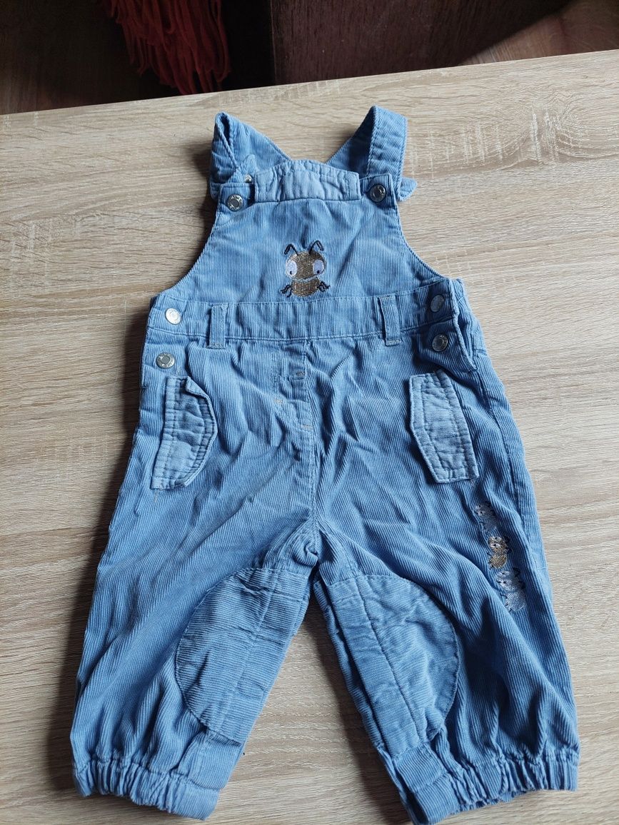 Ogrodniczki spodenki jeans 62