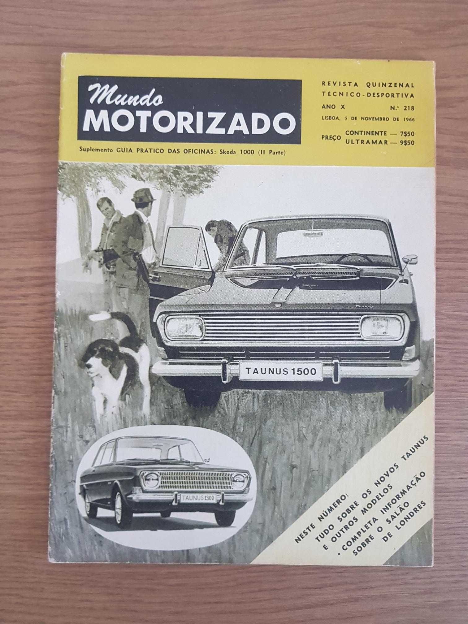 Revista Mundo Motorizado Nº218 (Ano:1966)