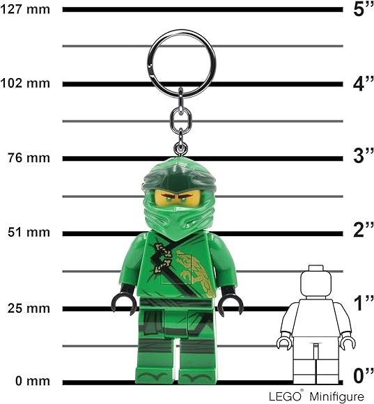 Porta-chaves luminoso LEGO Ninjago Legacy - Lloyd - NOVO e SELADO