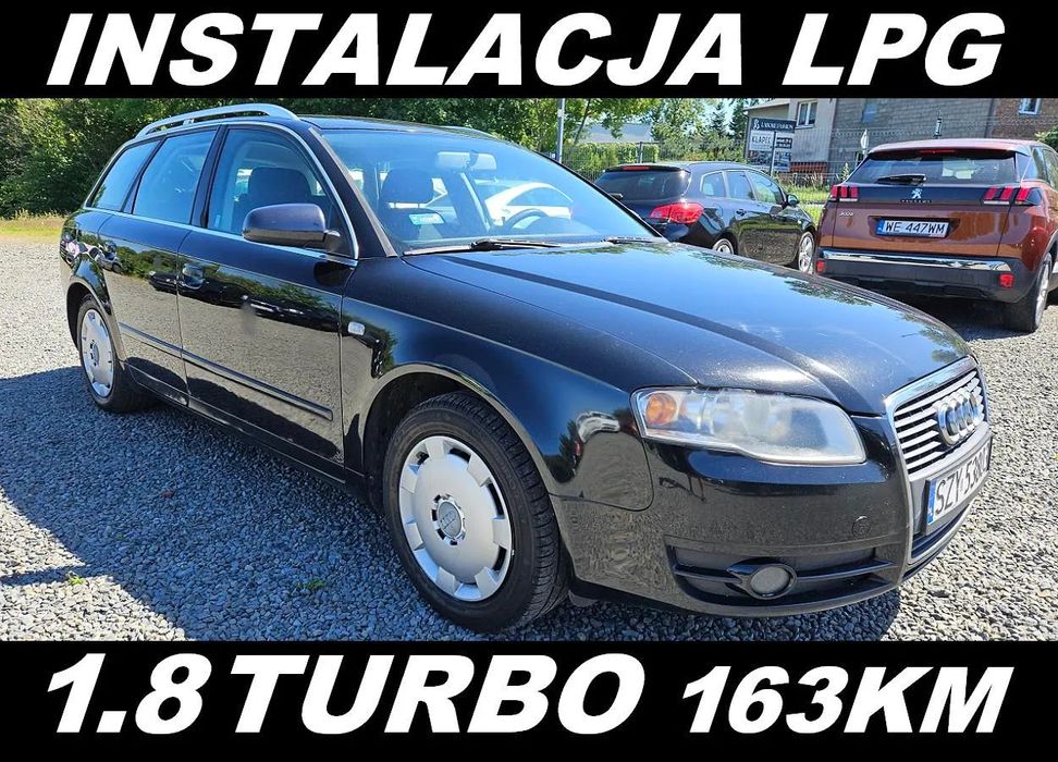Audi A4 Avant 1.8 TURBO 163KM Instalacja LPG Zarejestrowany Gwarancja OKAZJA