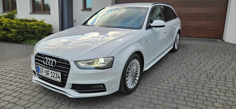 A4 B8 2015r. 2.0 TDI 150KM 190tys km S-LINE Biała Perła PIĘKNA!!!