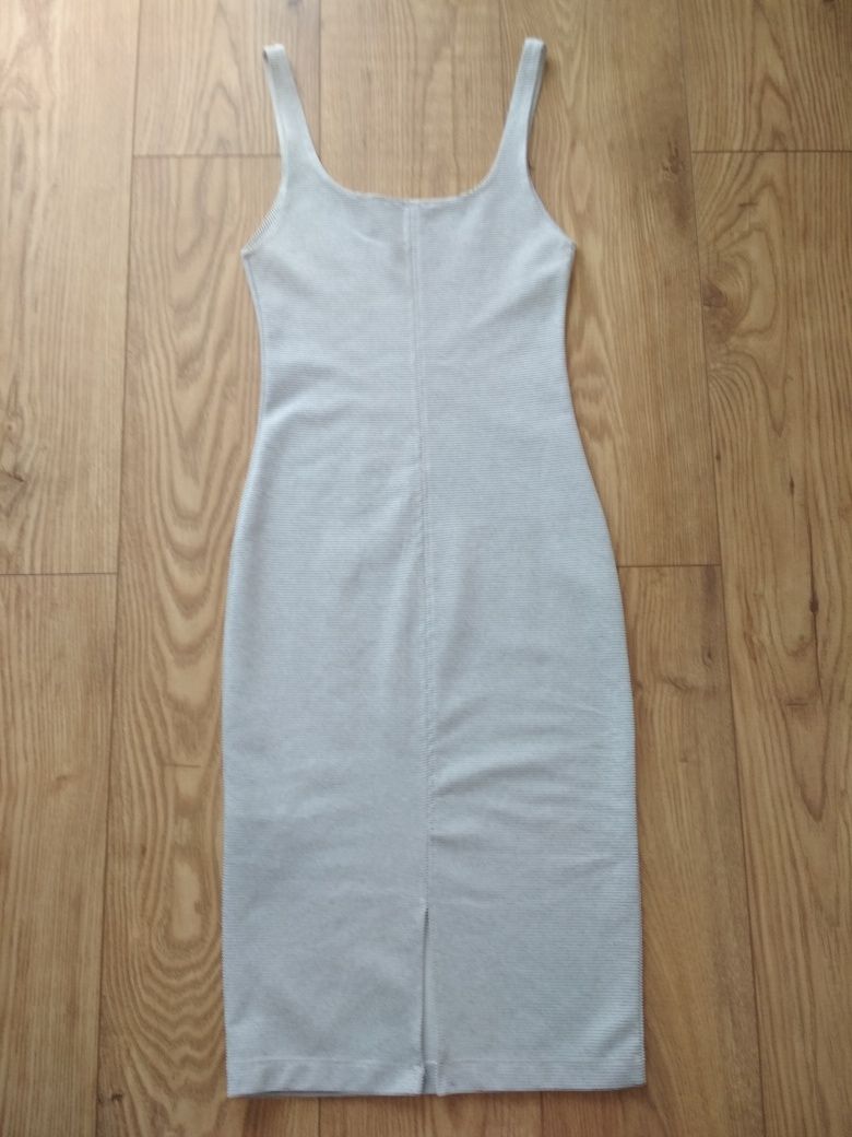 Sukienka obcisła Zara Basic MIDI rozm. XS