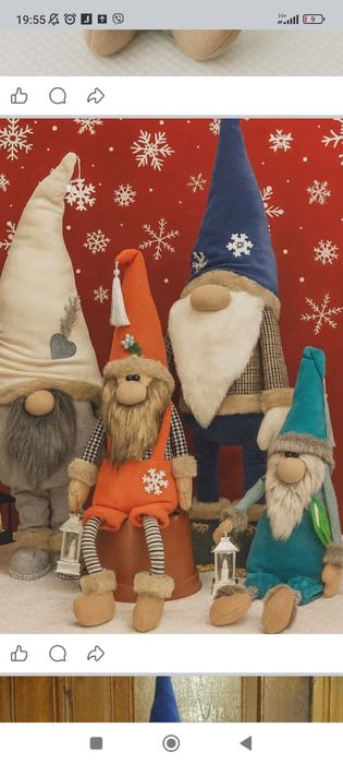Гном Новорічний,ручна робота